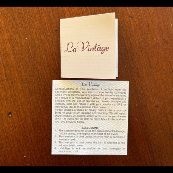 NIB La Vintage Vintage Tigress Asymmetrical Necklace - Picture 7 of 11